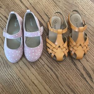 2 Pair Cat & Jack Toddler Girl Size 9